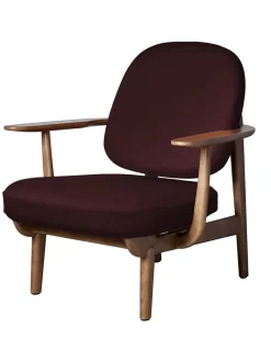 Fred Lænestol, valnødfarvet eg fra<Fritz Hansen