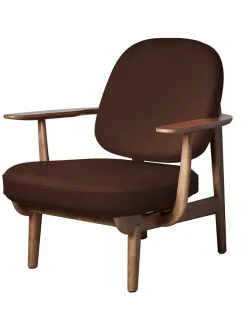 Fred Lænestol, valnødfarvet eg fra<Fritz Hansen