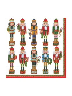 Frokostservietter, nøddeknækker parade, 20 stk. fra<Caspari Outlet