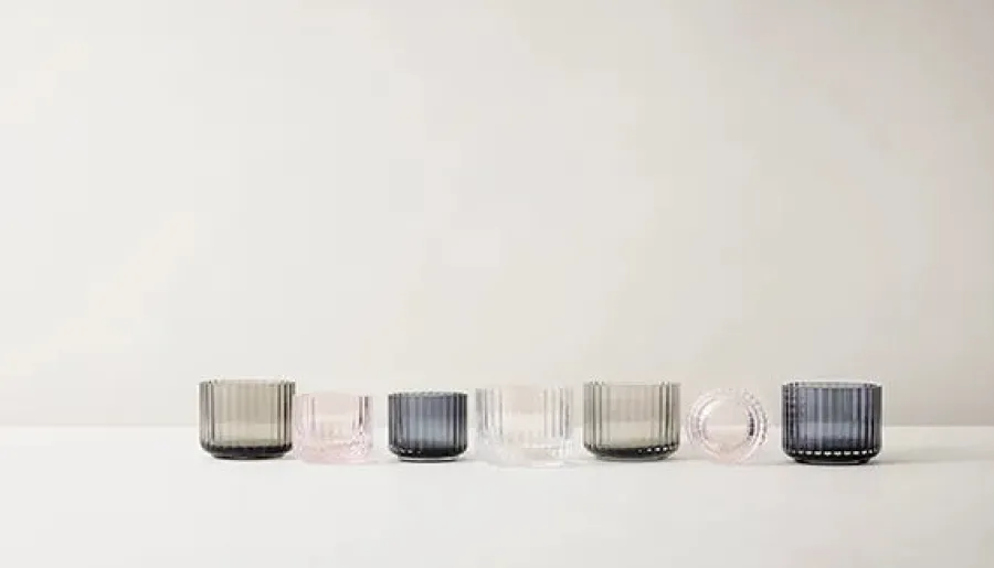 Fyrfadsstage i klar glas fra<Lyngby Porcelæn Discount