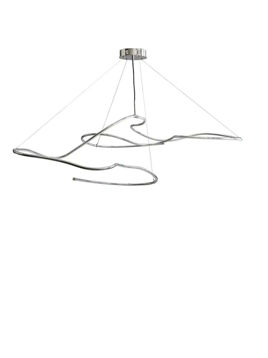 Ghost Chandelier, Big, Chrome fra<101 Copenhagen New