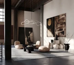 Ghost Chandelier, Big, Chrome fra<101 Copenhagen New