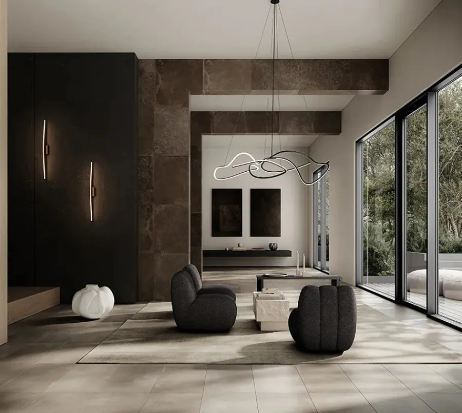 Ghost Chandelier, Big, Chrome fra<101 Copenhagen New