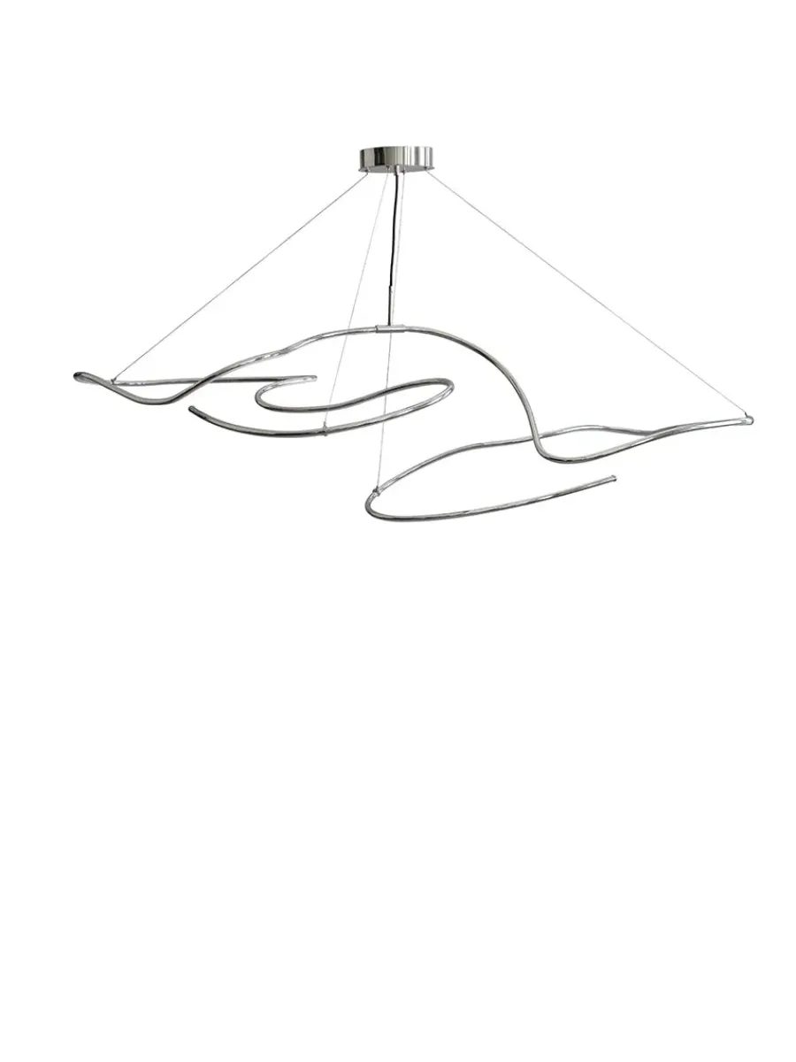 Ghost Chandelier, Big, Chrome fra<101 Copenhagen New