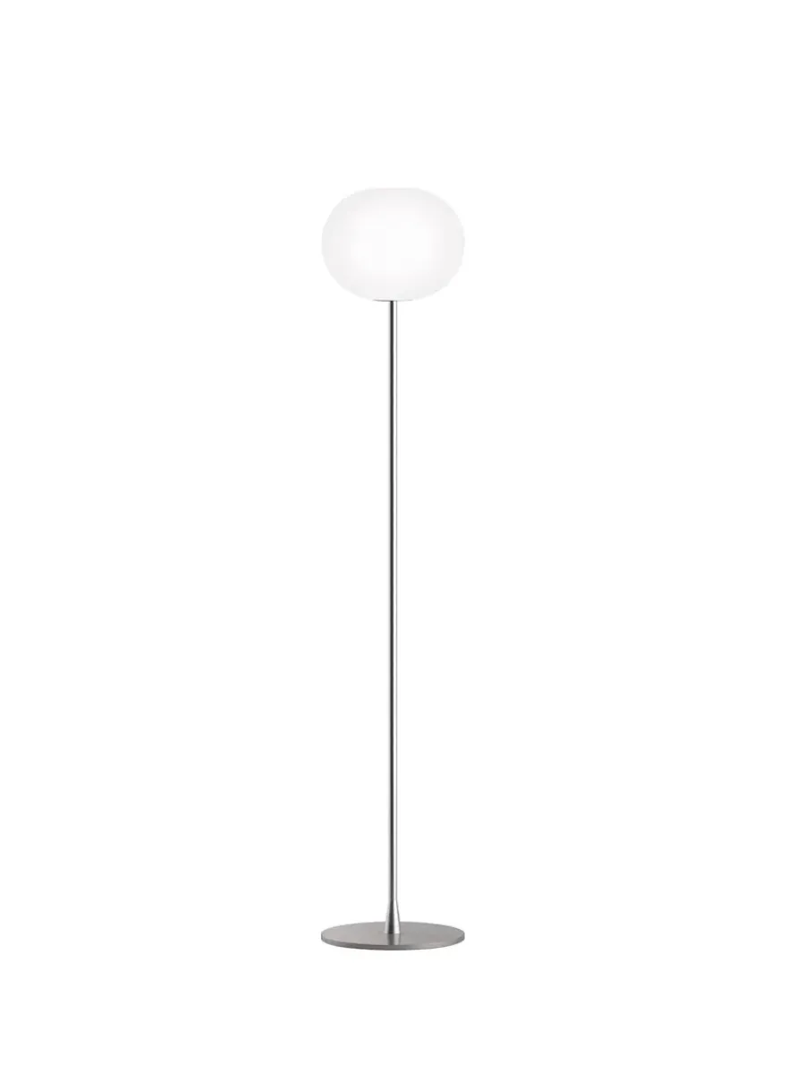 Glo-Ball F, Silver Gulvlampe fra<Flos