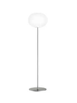 Glo-Ball F, Silver Gulvlampe fra<Flos