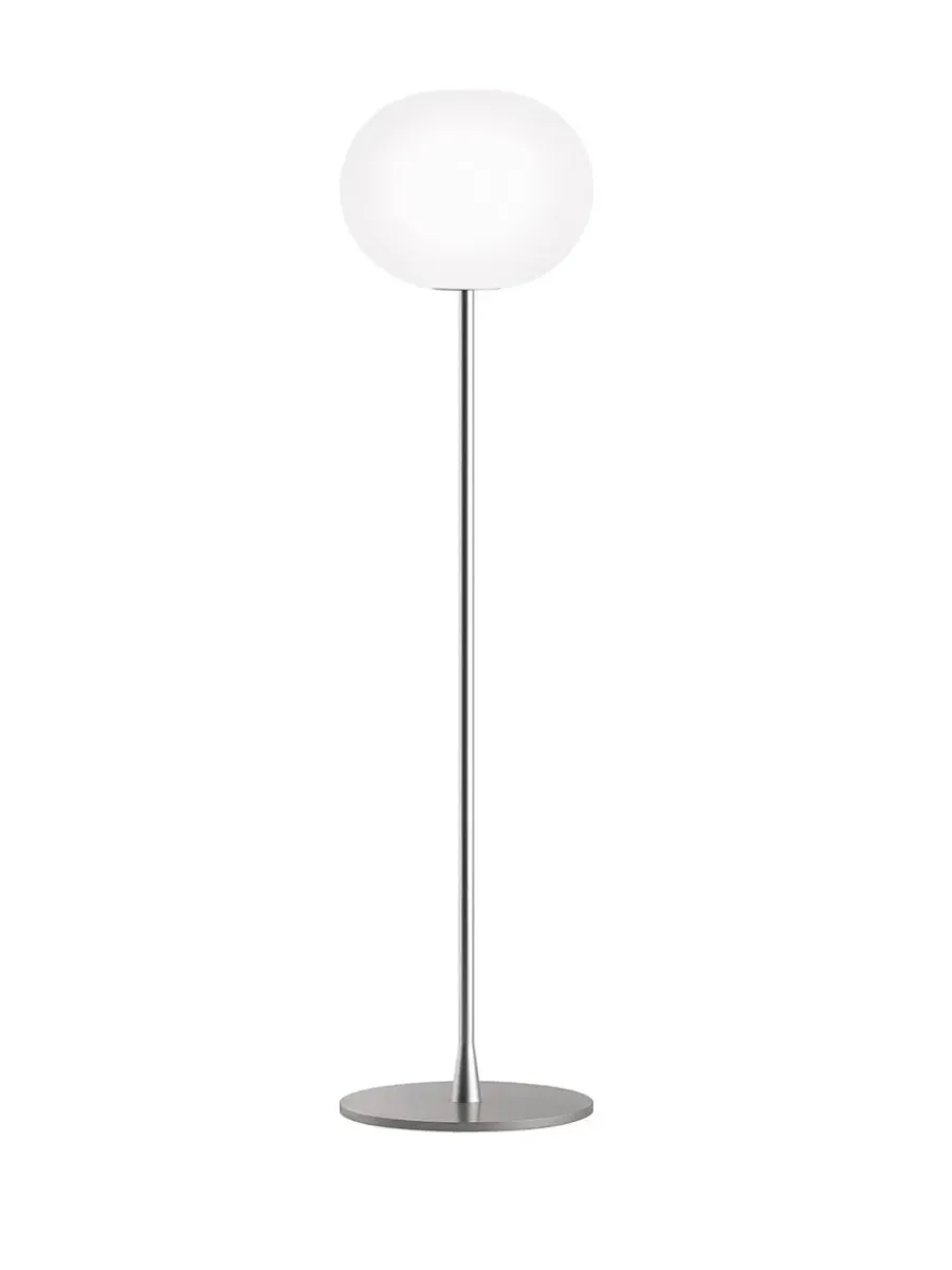 Glo-Ball F, Silver Gulvlampe fra<Flos