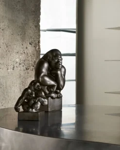 Gorilla figur grafit 20,5 cm fra<Royal Copenhagen Discount