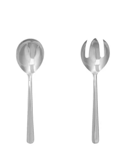 Grand Prix Salatbestik i poleret stål, lille fra Kay Bojesen<Kay Bojesen Denmark Clearance