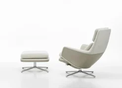 Grand Relax Lænestol inkl. Fodskammel, grey/beige fra<Vitra Online