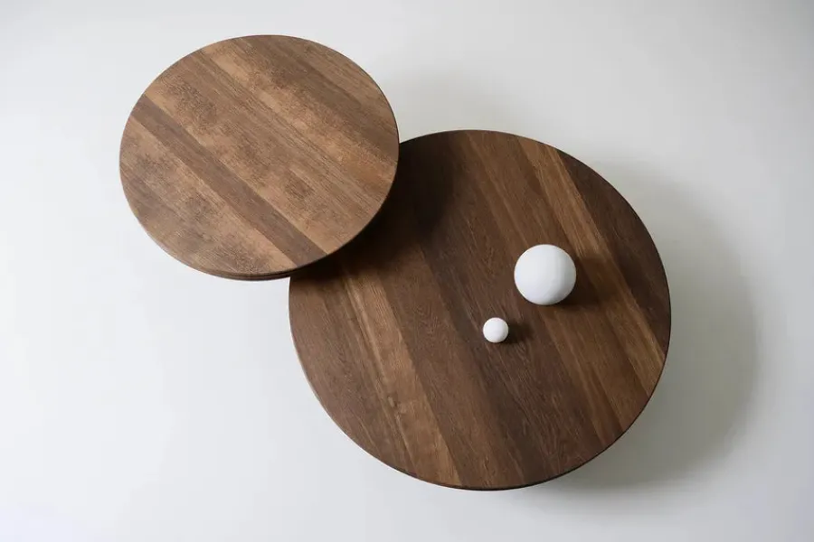 Groove Coffee Table Ø110 fra<DK3 Clearance