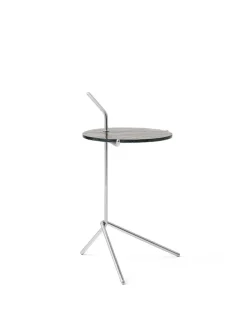 Halten SH9 Sidebord, polished steel & smoked glass fra<&Tradition Online