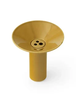 Hana Vase, H14,5 cm i Ochre fra<Audo Copenhagen Hot