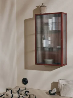 Haze Wall Cabinet, oxide red fra<Ferm Living New