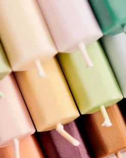 Hexagon Candle 4 Stk., pastel fra<HAY Online