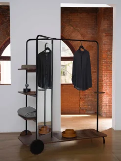 Host Wardrobe, black oak fra<Stellar Works Online