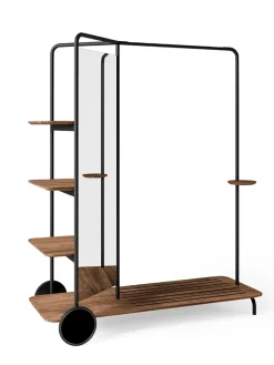 Host Wardrobe, walnut fra<Stellar Works Outlet