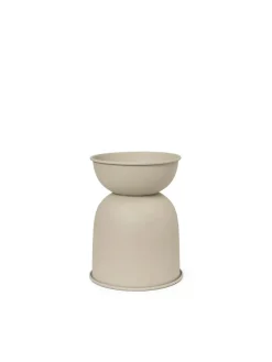 Hourglass Pot, sort fra<Ferm Living