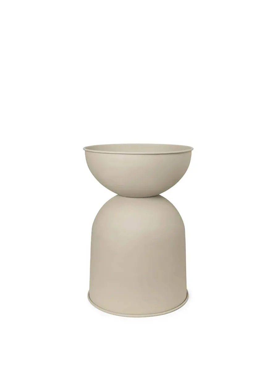 Hourglass Pot, sort fra<Ferm Living