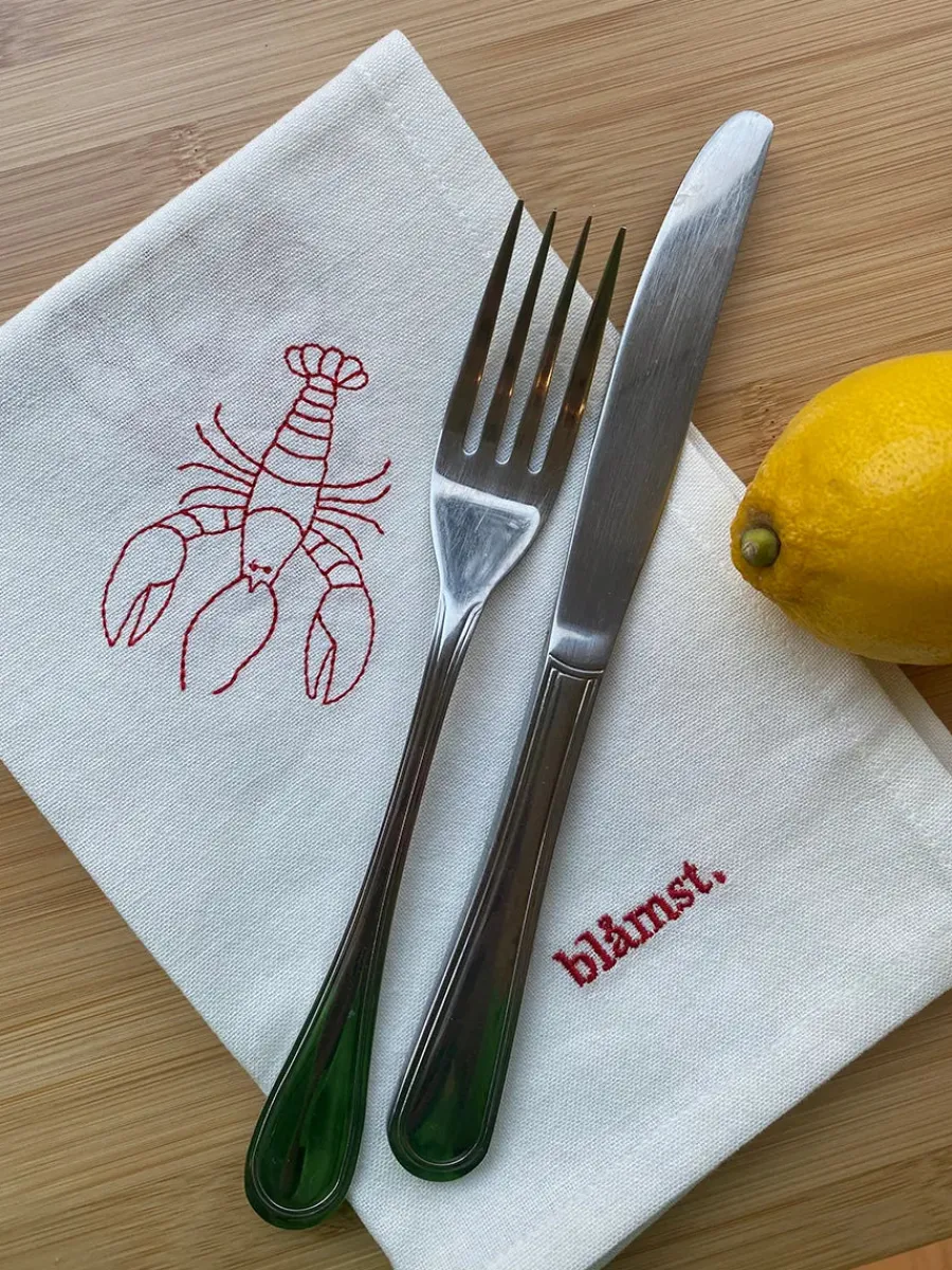 Hummer Stofservietter, 2-pak fra<Blåmst Discount