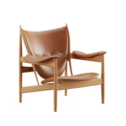 Høvdingestol, eg klar olie af Finn Juhl<House of Finn Juhl Best