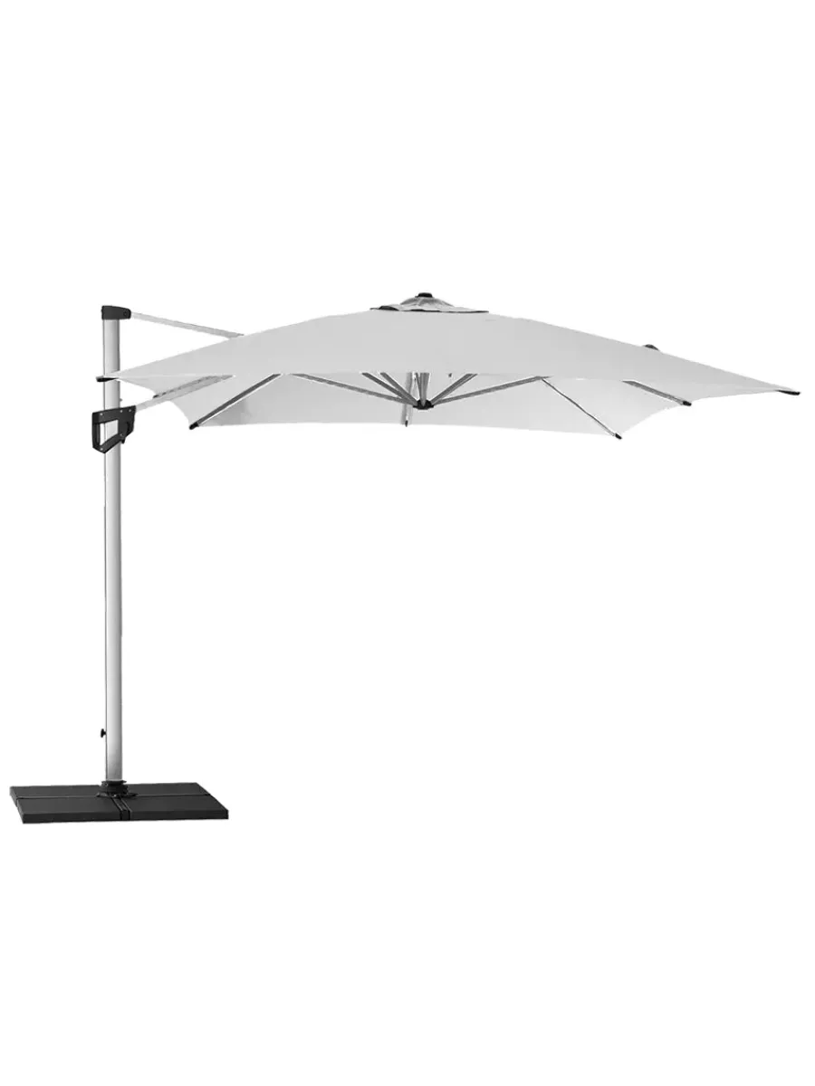 Hyde Luxe Parasol, 3x4 m inkl. fod fra<Cane-line Outlet