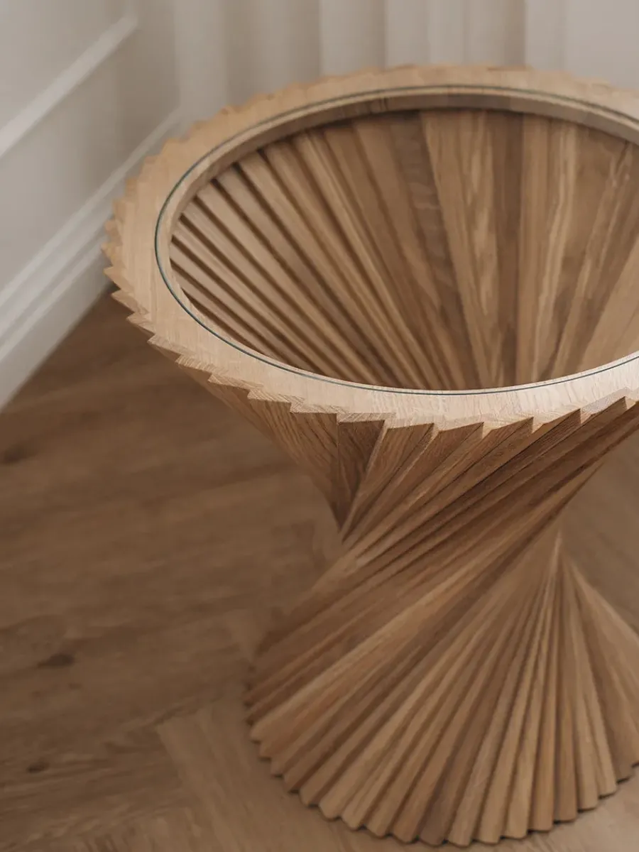 HYPERBEL sidebord, natur eg fra<VIA Copenhagen New