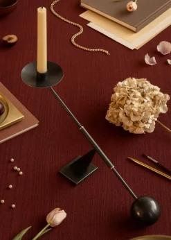 Interconnect Candle Holder - small, bronzed brass fra<Audo Copenhagen New