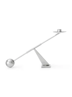 Interconnect Candle Holder - small, stainless steel fra<Audo Copenhagen Discount