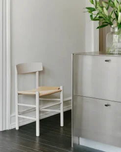J39 Folkestolen, heritage red af Børge Mogensen<Fredericia Furniture Online