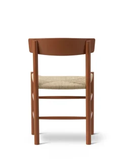 J39 Folkestolen, indigo blue af Børge Mogensen<Fredericia Furniture Discount