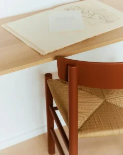 J39 Folkestolen, Pebble grey af Børge Mogensen<Fredericia Furniture New