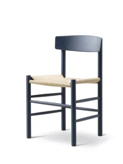 J39 Folkestolen, Pebble grey af Børge Mogensen<Fredericia Furniture New
