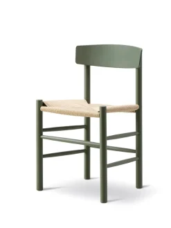 J39 Folkestolen, Pebble grey af Børge Mogensen<Fredericia Furniture New