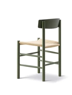 J39 Folkestolen, Pebble grey af Børge Mogensen<Fredericia Furniture New