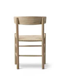 J39 Folkestolen, sortlakeret eg af Børge Mogensen<Fredericia Furniture Online