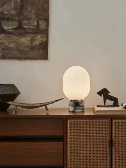 JWDA Table Lamp, red travertine stone fra<Audo Copenhagen Online