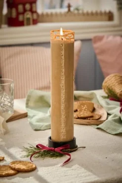 Kalenderlys 1–24 præget tal fra<Ib Laursen Hot