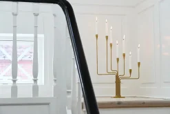 Karlsvognen Table Lysestage, sort fra<Piet Hein