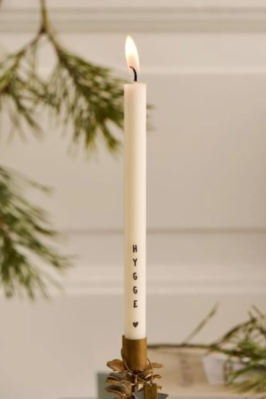 Kertelys med tryk fra<Ib Laursen Best