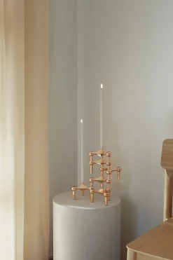 Kertelys til Nagel Lysestage, latte fra<STOFF Nagel Outlet