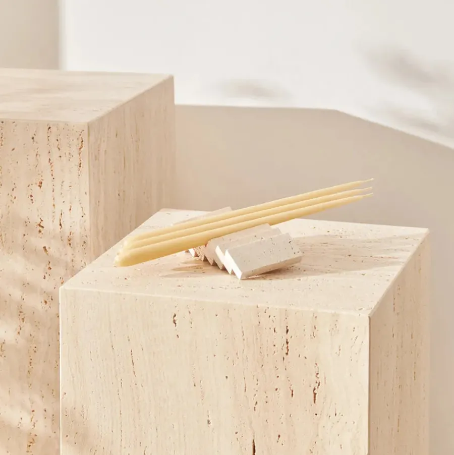 Kertelys til Nagel Lysestage, off white fra<STOFF Nagel