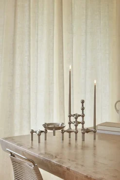 Kertelys til Nagel Lysestage, soft brown fra<STOFF Nagel Online