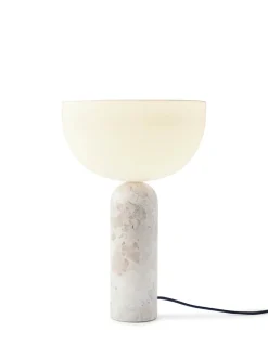 Kizu Bordlampe Large, White Marble fra<New Works Outlet