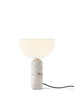 Kizu Bordlampe Small, White Marble fra<New Works Discount