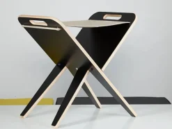 Klaburet m. Sæde i Hør fra<Piet Hein