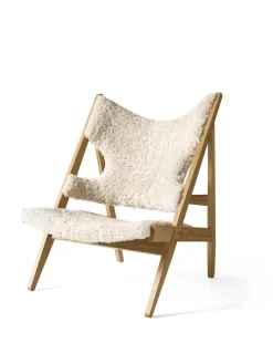 Knitting Lounge Chair, Sheepskin fra<Audo Copenhagen Discount