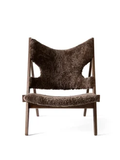Knitting Lounge Chair, Sheepskin fra<Audo Copenhagen Discount