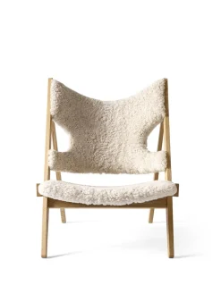 Knitting Lounge Chair, Sheepskin fra<Audo Copenhagen Discount
