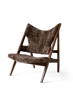 Knitting Lounge Chair, Sheepskin fra<Audo Copenhagen Discount